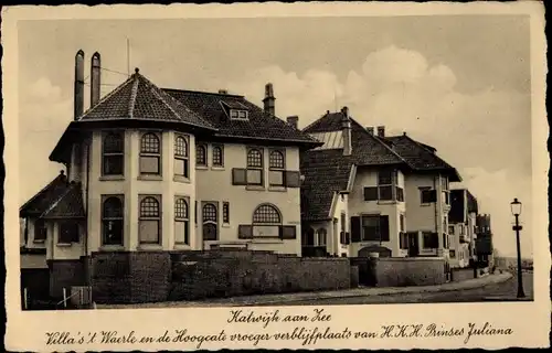 Ak Katwijk aan Zee Südholland Niederlande, Villa's 't Waerle en de Hoogcate