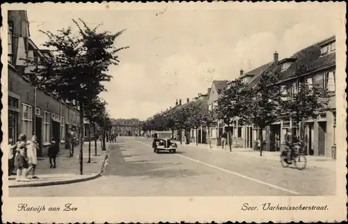 Ak Katwijk aan Zee Südholland Niederlande, Secretaris Varkevisserstraat