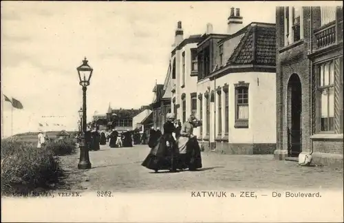 Ak Katwijk aan Zee Südholland Niederlande, De Boulevard