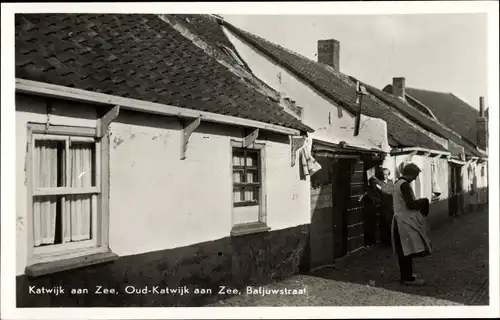 Ak Katwijk aan Zee Südholland Niederlande, Oud Katwijk, Baljuwstraat