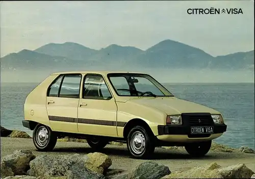 Ak Reklame, Automobil Citroen Visa, Automobil