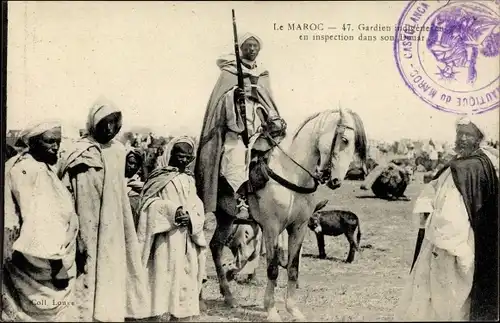 Ak Marokko, Gardien indigenes, Marokkanische Soldaten