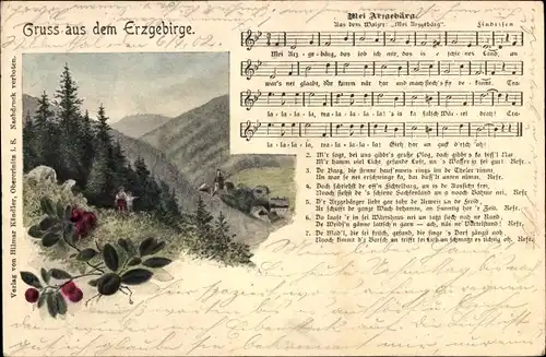 Lied Ak Mei Arzgebärg, Erzgebirge