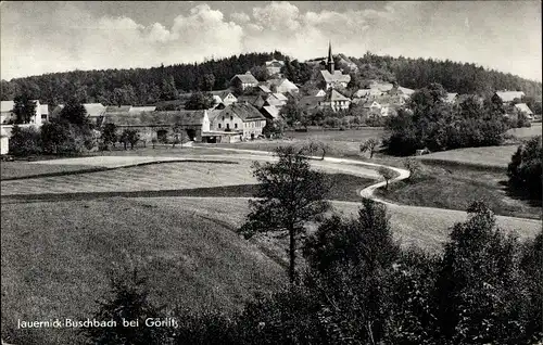 Ak Jauernick Buschbach Markersdorf Oberlausitz, Panorama mit Jauernicker Berge