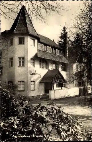 Ak Augustusburg Erzgebirge, Waldhaus