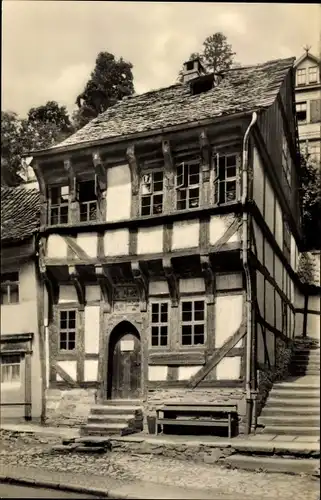 Ak Stolberg im Harz, Heimatmuseum, ältestes Haus