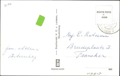 Ak Woudenberg Utrecht Niederlande, N.H. Kerk