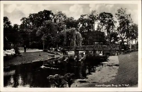 Ak Vlaardingen Südholland, Brug in 't Hof