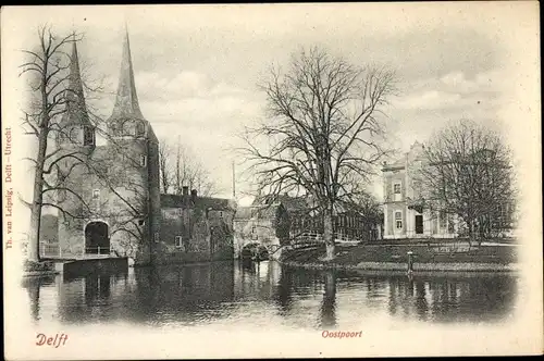 Ak Delft Südholland Niederlande, Oostpoort