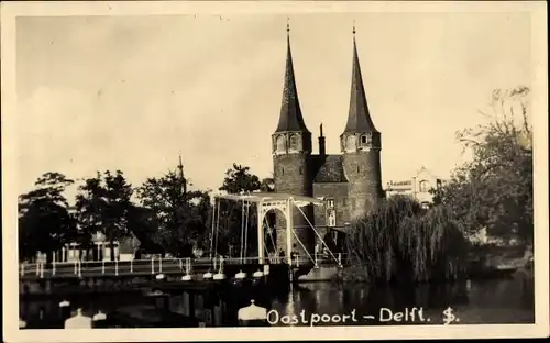 Ak Delft Südholland Niederlande, Oostpoort