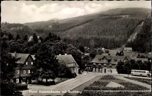 Ak Jonsdorf in Sachsen, Hotel Dammschenke, Buchberg