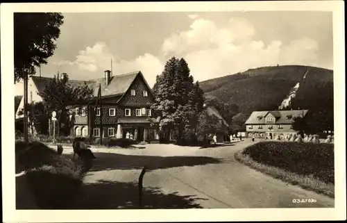 Ak Jonsdorf in Sachsen, An der Dammschenke