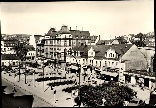 Ak Aue im Erzgebirge Sachsen, Marktplatz