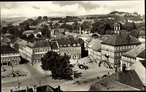 Ak Bischofswerda in Sachsen, Blick zum Markt