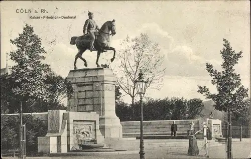 Ak Köln am Rhein, Kaiser-Friedrich-Denkmal