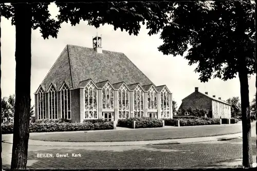 Ak Beilen Drenthe Niederlande, Geref. Kerk