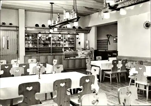 Ak Ehrenfriedersdorf im Erzgebirge, Konsum Berggaststätte Greifensteine