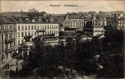 Ak Wiesbaden in Hessen, Kochbrunnen