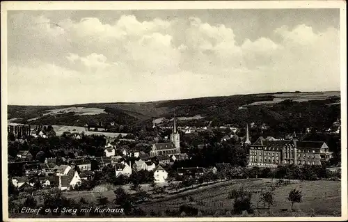 Ak Eitorf an der Sieg, Panorama, Kurhaus