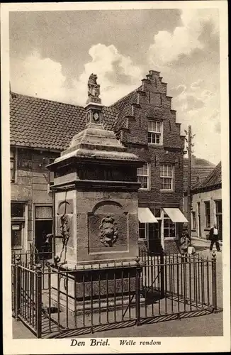 Ak Brielle Südholland, Welle rondom