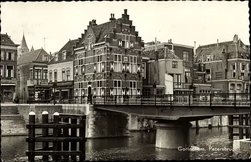 Ak Gorinchem Südholland Niederlande, Petersbrug