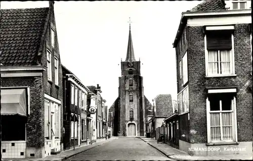 Ak Numansdorp Südholland Niederlande, Kerkstraat