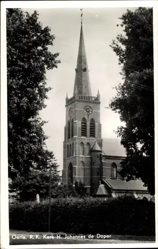 Ak Oerle Nordbrabant, R. K. Kerk H. Johannes de Doper