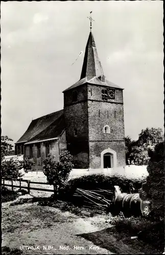 Ak Uitwijk Nordbrabant Niederlande, Ned. Herv. Kerk