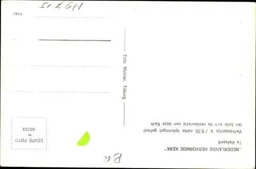 Ak Helvoirt Vught Nordbrabant, Ned. Herv. Kerk