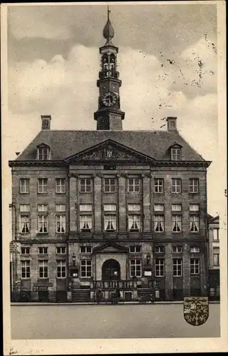 Ak 's Hertogenbosch Nordbrabant Niederlande, Stadhuis, Markt