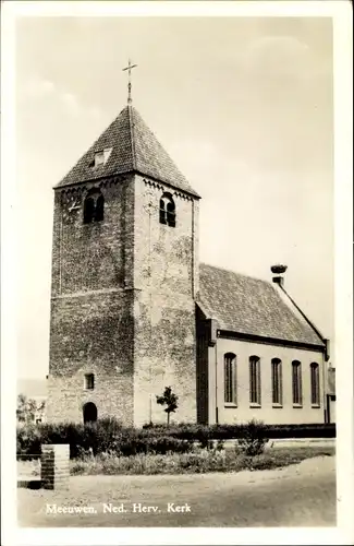 Ak Meeuwen Nordbrabant Niederlande, Ned. Herv. Kerk