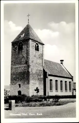 Ak Meeuwen Nordbrabant Niederlande, Ned. Herv. Kerk