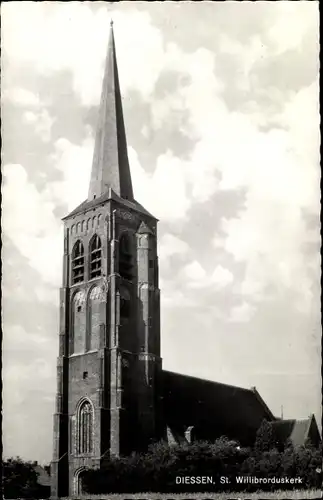 Ak Diessen Nordbrabant Niederlande, St. Willibrorduskerk