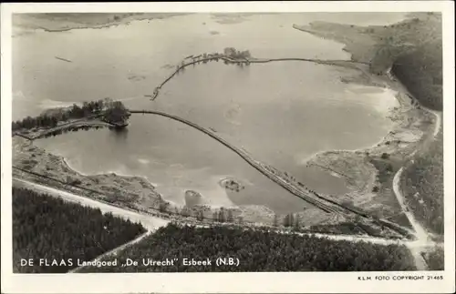 Ak Esbeek Nordbrabant Niederlande, De Flaas Landgoed De Utrecht, Fliegeraufnahme