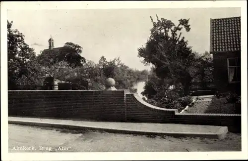 Foto Ak Almkerk Nordbrabant Niederlande, Brug Alm