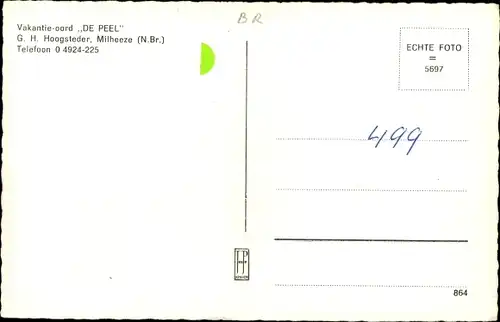 Ak Milheeze Nordbrabant, Vakantje oord De Peel, Kinderbad