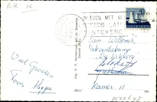 Ak Zeeland Maashorst Nordbrabant, Maria Kapelletje, Gemeentehuis