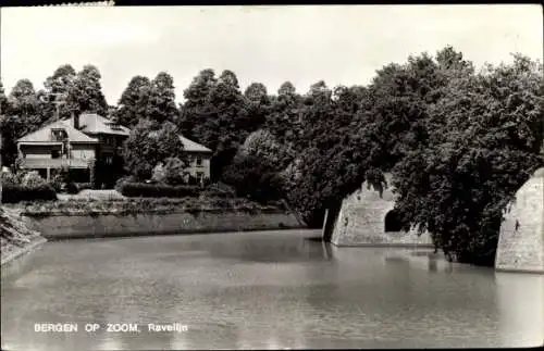 Ak Bergen op Zoom Nordbrabant Niederlande, Ravelijn, Camping Vredenburg