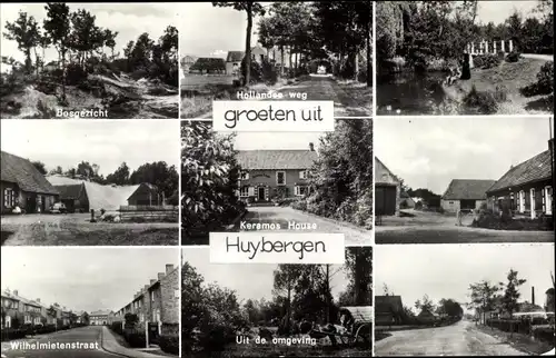 Ak Huijbergen Huybergen Woensdrecht Nordbrabant Niederlande, Keramos House, Bosgezicht
