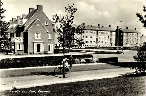 Ak Katwijk aan Zee Südholland Niederlande, Zeeweg