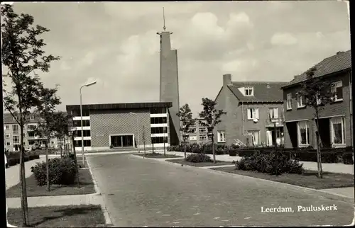 Ak Leerdam Südholland, Pauluskerk