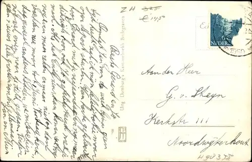 Ak Bodegraven Südholland, Straßenpartie