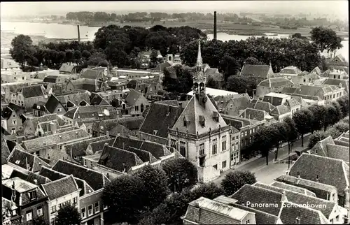 Ak Schoonhoven Südholland Niederlande, Panorama