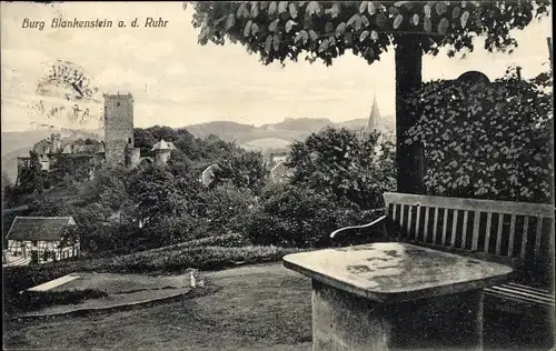 Ak Blankenstein an der Ruhr Hattingen, Burg Blankenstein