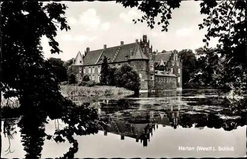 Ak Herten im Ruhrgebiet Westfalen, Schloss