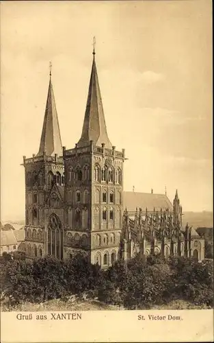 Ak Xanten am Niederrhein, St. Victor Dom