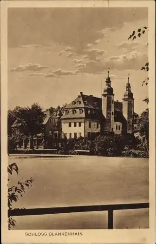 Ak Blankenhain Crimmitschau in Sachsen, Schloss