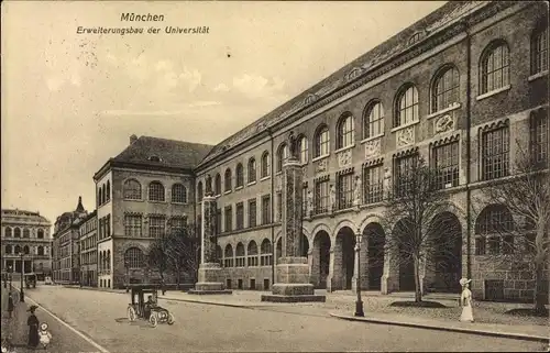 Ak München, Erweiterungsbau der Universität