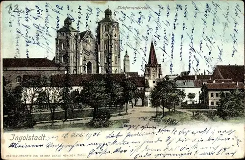 Ak Ingolstadt an der Donau Oberbayern, Liebfrauenkirche