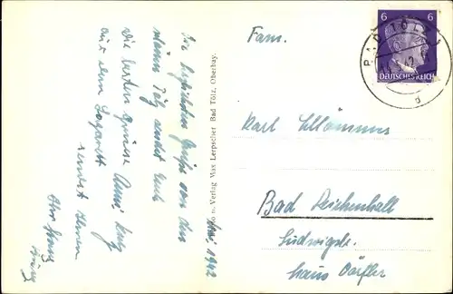 Ak Bad Tölz in Oberbayern, Panorama